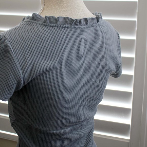 Free People Midi Blue Dress - Picture 3 of 4